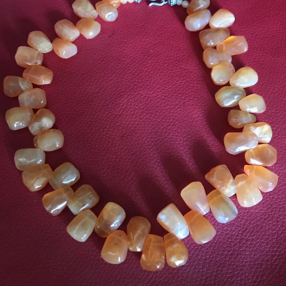 Citrine and Sterling Silver necklace